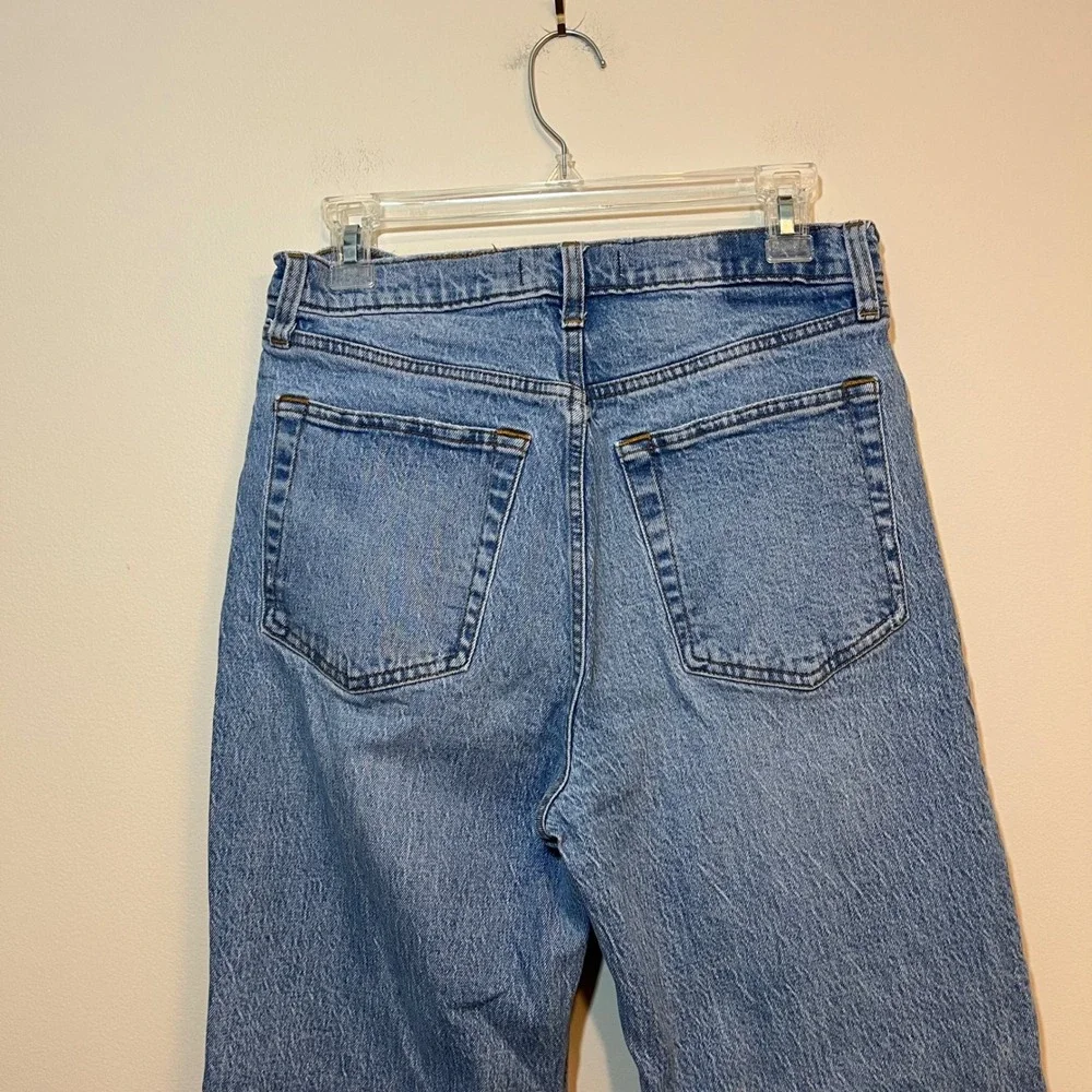 Abercrombie & Fitch Jeans 90s Relaxed High Rise Rigid Denim Split Seam 30 / 10 - Picture 4 of 7